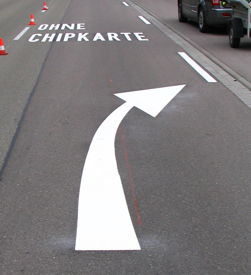 Fahrbahnmarkierung