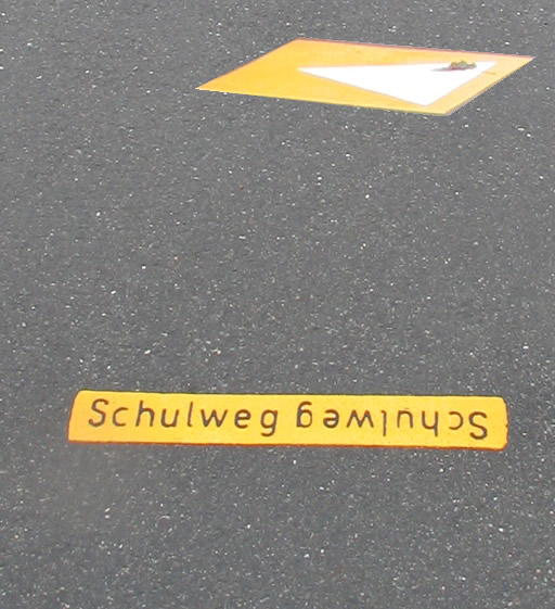 Schulwegmarkierung